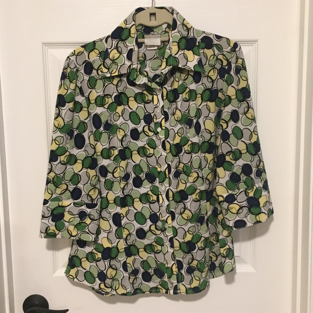 Tailor B.Moss Circle Blouse - Sz Lg